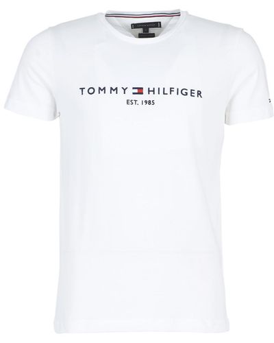Tommy Hilfiger MW0MW11465 hommes T-shirt en blanc