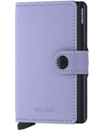 Secrid Miniwallet Matte - Lilac Portefeuille - Violet
