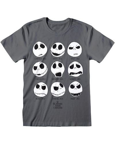 Nightmare Before Christmas T-shirt HE157 - Gris