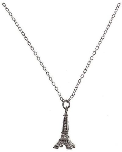 Sc Crystal Collier BP033 argent - Métallisé