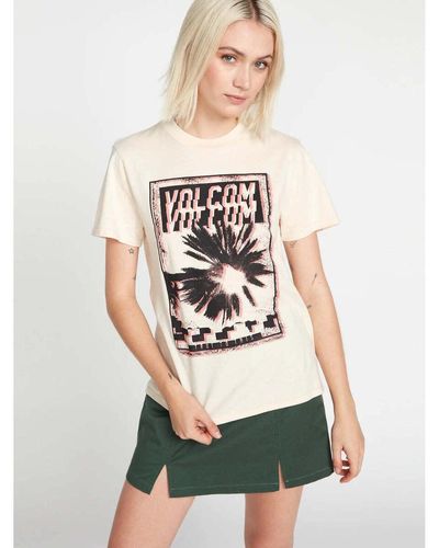 Volcom T-shirt Camiseta Chica Coco Ho Sand - Blanc