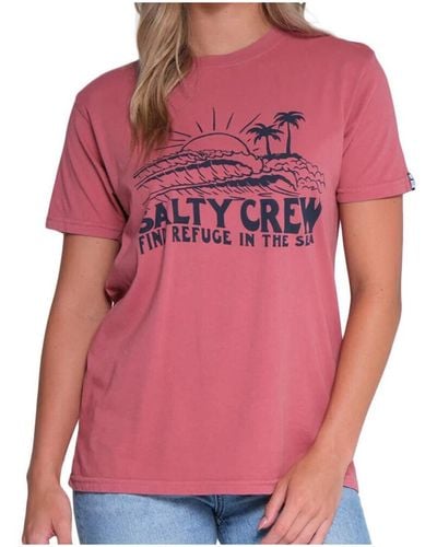 Salty Crew T-shirt SC20035524W - Rose