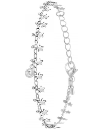 Sc Crystal Bracelets BD3100-ARGENT-DIAMANT - Blanc