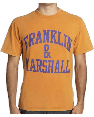 Franklin & Marshall T-shirt T-shirt à manches courtes - Orange