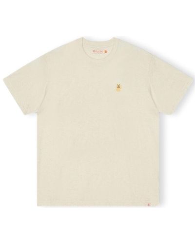 Revolution T-shirt T-Shirt Loose 1366 LUC - Offwhite/Mel - Blanc