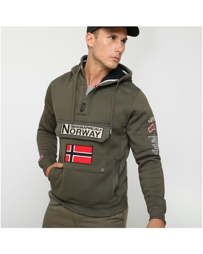 GEOGRAPHICAL NORWAY Sweat-shirt GYMCLASS sweat pour - Vert