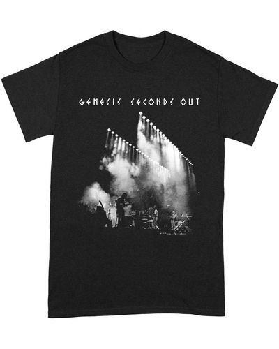 Genesis T-shirt Seconds Out - Noir