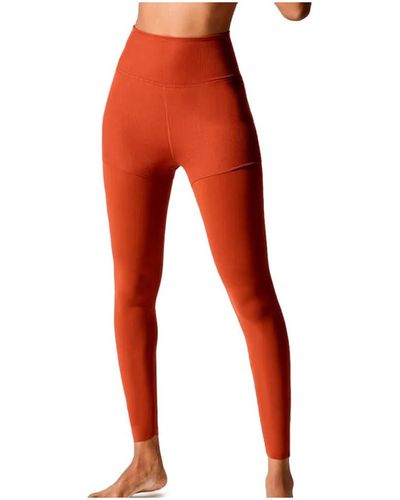 Nike Legging 7/8 Terracotta Luxe Layered Orange M - Rouge