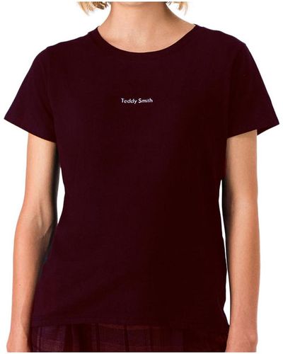 Teddy Smith T-shirt 31016576D - Rouge