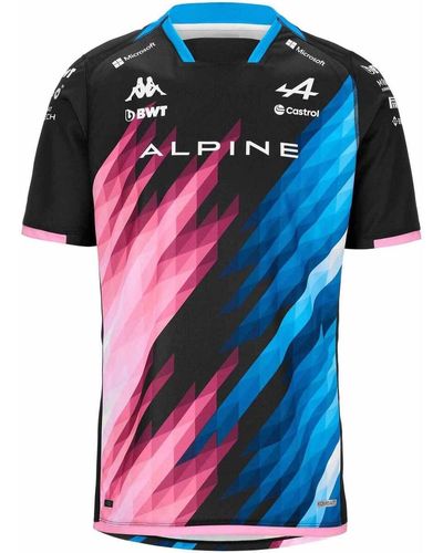 Kappa T-shirt Maillot Kombat Ocon BWT Alpine F1 Team 2024 - Multicolore