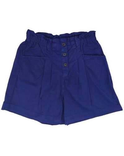 Bellerose Short Shorts Lilaw Indigo - Bleu