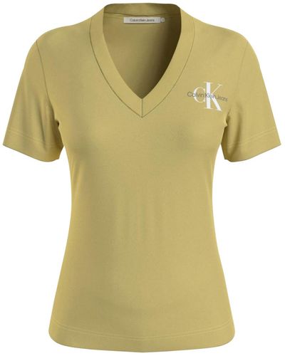 Calvin Klein T-shirt 117289 - Jaune