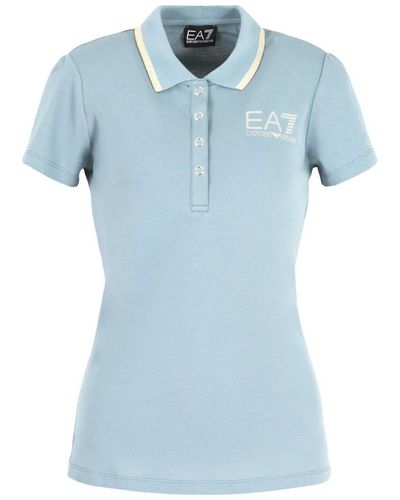 EA7 T-shirt Polo t-shirt EA7 3DTF01 TJSXZ Donna - Bleu