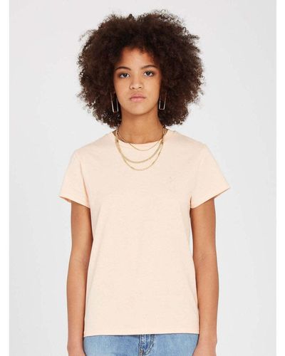 Volcom T-shirt Camiseta Stone Blanks - Melon - Neutre