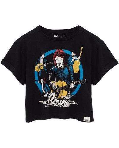 David Bowie T-shirt NS6819 - Noir