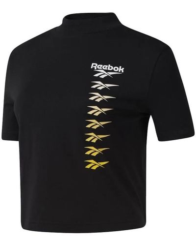 Reebok T-shirt Cl V P Cropeed Tee - Noir