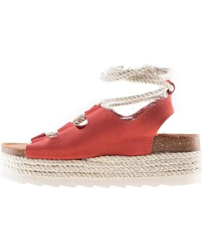 Colors Of California Sandales Couleurs des sandales de Californie à l'esclave de coraux - Rose