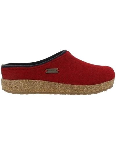 Haflinger Chaussons GRIZZLY KRIS - Rouge