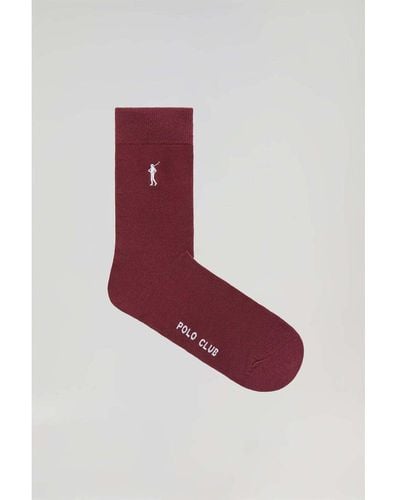 POLO CLUB Chaussettes PACK - 2 RIGBY GO SOCKS GARNET - Rouge