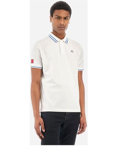 La Martina T-shirt YMP014-PK031-00001 OPTIC WHITE - Blanc