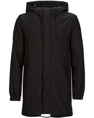 Only & Sons Parka ONSHALL HOOD SOFTSHELL PARKA - Noir