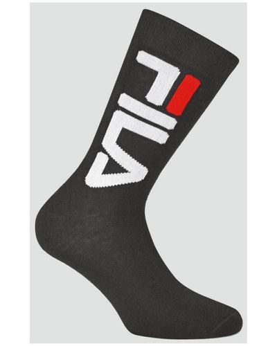 Fila Chaussettes 2 PAIRES DE CHAUSSETTES HAUTE NOIR