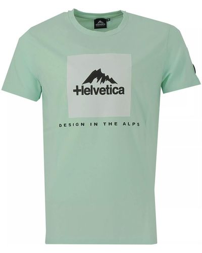 Helvetica T-shirt MILLER - Vert