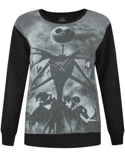 Nightmare Before Christmas Sweat-shirt Sublimation - Gris
