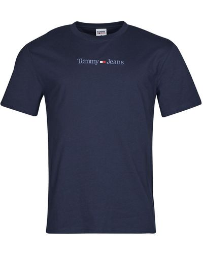 Tommy Hilfiger T-shirt TJM CLSC SMALL TEXT TEE - Bleu