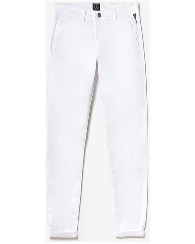 Le Temps Des Cerises Pantalon Pantalon chino slim jas blanc