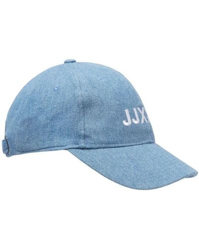JJXX Chapeau 12203700 BIG LOGO DENIM-MEDIUM BLUE DENIM - Bleu