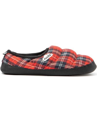 Nuvola Chaussons Classic Scot - Rouge