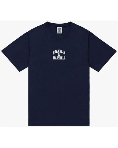 Franklin & Marshall T-shirt JM3009.1009P01-219 NAVY - Bleu