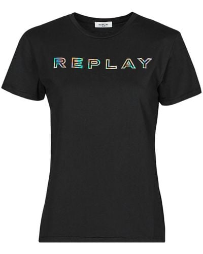 Replay T-shirt - Noir