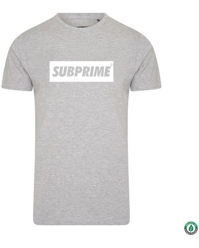 Subprime T-shirt Shirt Block Grey - Gris