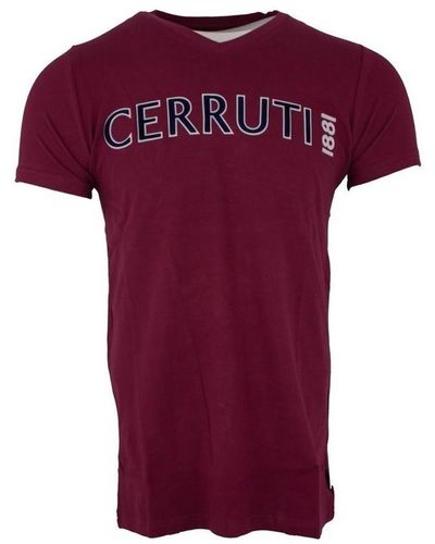 Cerruti 1881 T-shirt Acquiterme - Violet
