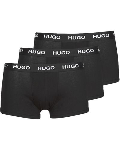 HUGO Boxers TRUNK TRIPLET PACK - Noir