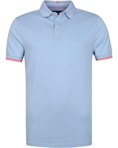Suitable T-shirt Polo Harold Fluor Bleu