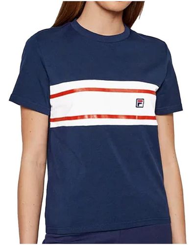Fila T-shirt FAW015153006 - Bleu