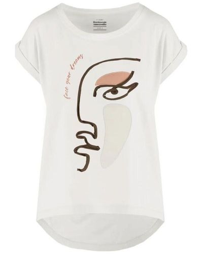 Bomboogie T-shirt TW8511 T JIN4-01 - Blanc
