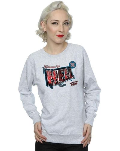 Super.natural Sweat-shirt Welcome To Hell - Gris