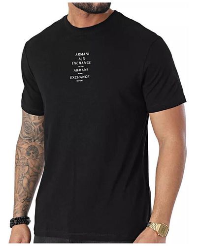 EAX T-shirt Tee-shirt - Noir