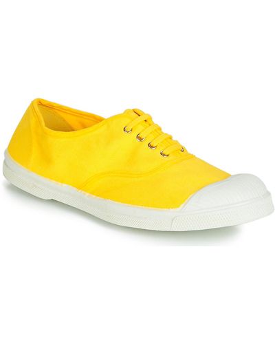 Bensimon TENNIS LACET femmes Chaussures en jaune