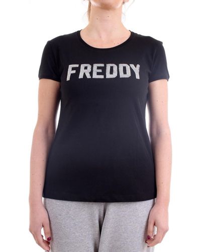 Freddy T-shirt S1WCLT1 T-Shirt/Polo noir