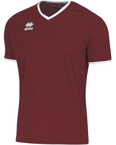 Erreà T-shirt Lennox Maglia Mc Ad - Rouge