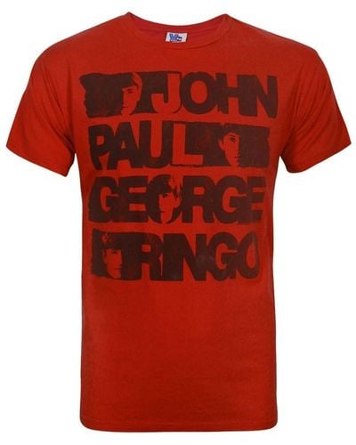 Junk Food T-shirt Names - Rouge