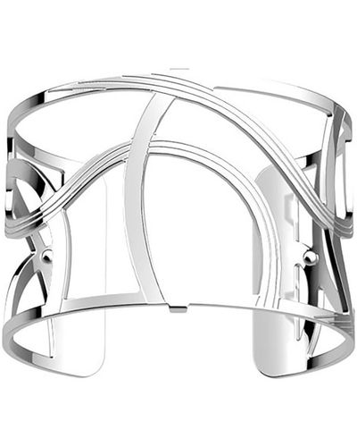 Les Georgettes Bracelets Bracelet Enlacement argenté 40mm - Métallisé