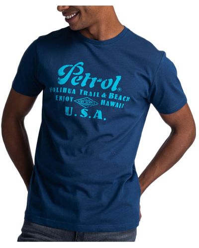 Petrol Industries T-shirt M-1040-TSR600 - Bleu