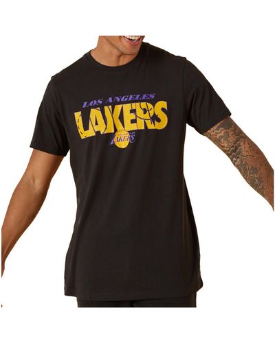 KTZ T-shirt LA Lakers NBA Wordmark - Noir