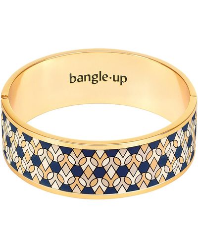 Bangle Up Bracelets Bracelet jonc Pinuply bleu nuit Taille 2 - Métallisé
